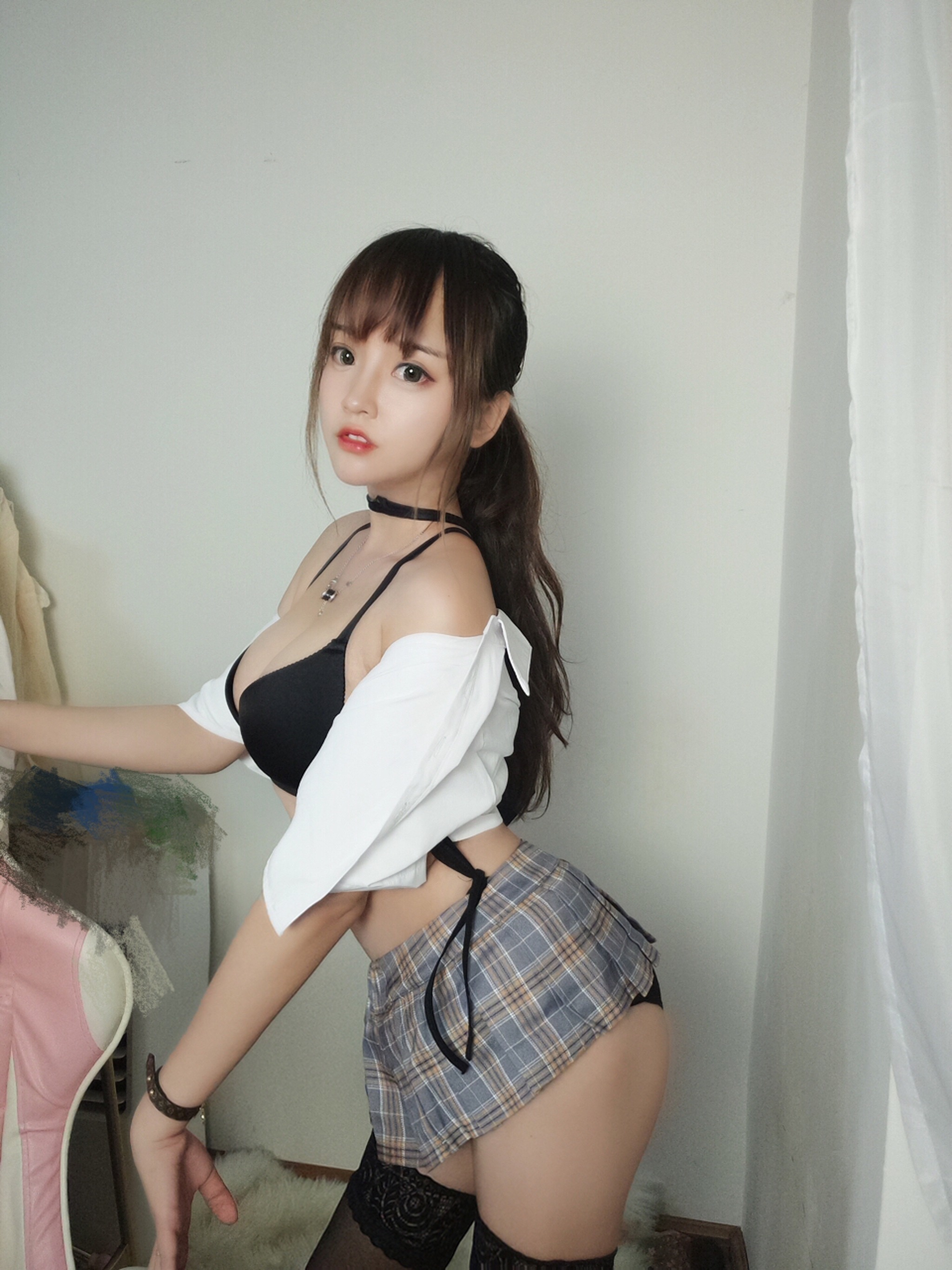 图片[1]-过期米线线喵 – NO.044 直播间齐b [16P]-XikXak